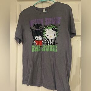 Hello Kitty BeetleJuice tee